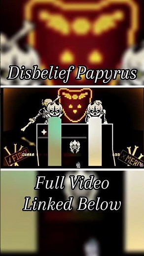 Explaining Disbelief Papyrus #undertale #papyrus #undertaleau