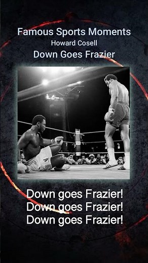 Down Goes Frazier! 🥊🔥🎙️