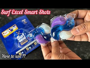 Surf Excel 3 in 1 Smart Shots Review | How to use Surf Excel Smart Shots