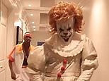 Diddy clowns around on Halloween dressed as Pennywise from 'IT'