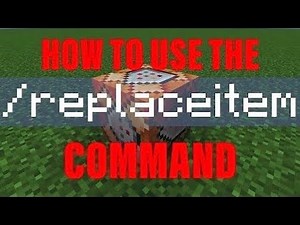 How To Use REPLACEITEM Command!