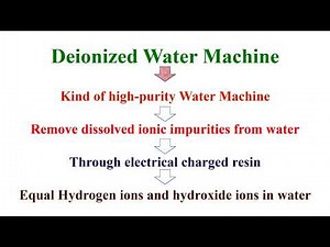 Principle and Steps and Precautions of Deionized Water Machine