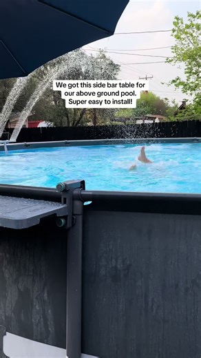 Installing an Above Ground Pool Side Bar Table