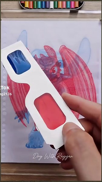 Artistic Drawings Featuring Red and White Themes