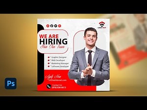 Poster Design in Photoshop for Beginners: Easy Step by Step!