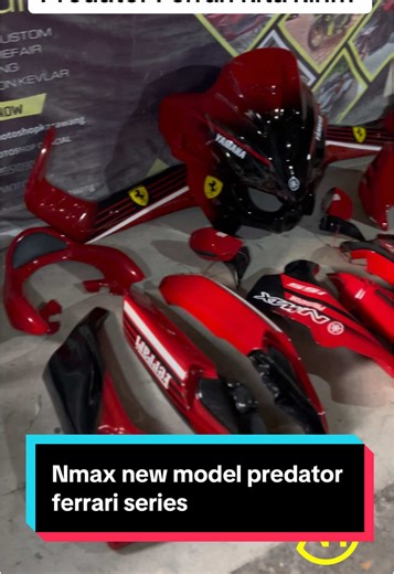Modifikasi Nmax Predator Ferrari Series yang Menarik