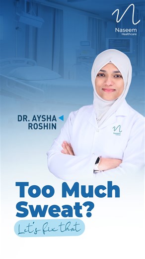 6.5K views · 25 reactions | Struggling with excessive underarm sweating? Botox might be the solution you need! Dr. Aysha Roshin, Dermatologist & Cosmetologist at Naseem Medical Centre, Wakrah, shares how this simple treatment can help you feel fresher and more confident. Book your consultation today! #NaseemMedicalCentre #NaseemHealthCare #Dermatology #SkinCare | Naseem Medical Centre | Facebook