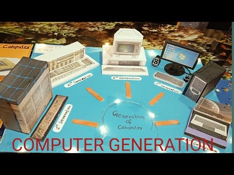 Generation of computer Project for 5 th Class #computerscience #generationofcomputer #computer