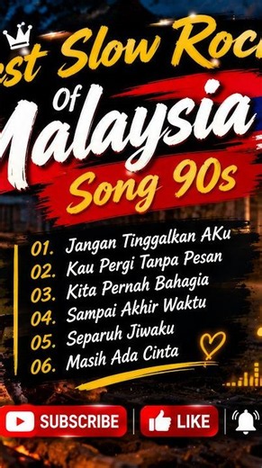Lagu Malaysia 90an Terbaik & Nostalgia #lagunostalgia #slowrockmalaysia #slowrockmalaysia90an