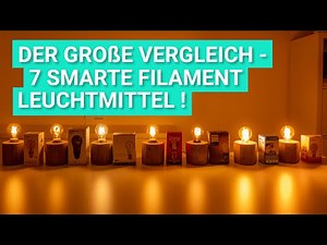 Philips Hue vs innr vs Ikea Tradfri vs tint vs Shyne vs icasa vs Linkind - Filament Lamp Comparison