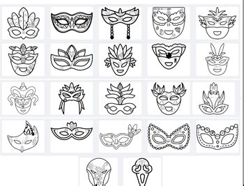 **SUPER Cute, Detailed, & Unique 22 Halloween or Party Masks!**