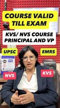 Principal And Vice Principal Live and Recorded Course for Next Exam :- 8447410108 :- #kvs #nvs #Upsc