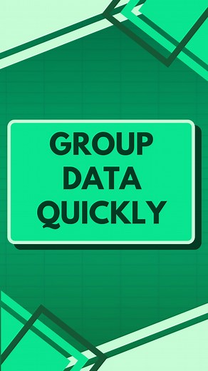 How to Group Data Quickly in Excel ✅ Comment “EXCEL” and I will DM you my Excel Shortcuts Cheat Sheet #excel #exceltips #exceltricks #microsoftexcel #spreadsheets #exceltutorial | Excel With Grant