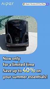 ‍♂️ [Hot Sale] Scuba X1 Pro Max by Aiper Say goodbye to tangled cords and messy manual cleaning! Meet Aiper Scuba X1 Pro Max — The smart robotic pool cleaner  100% cordless, hands-free pool cleaning  Order now and upgrade your summer pool experience >> | Aiper | Facebook