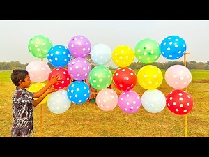 outdoor fun with Flower Balloon and learn colors for kids by I kids episode -350.