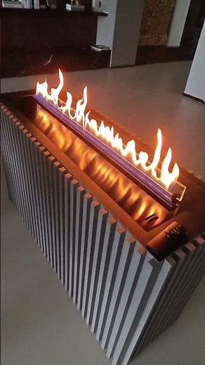 ArtFireplace New Flame Adjustable Ethanol Fireplace With Remote Controller #ethanolfireplace