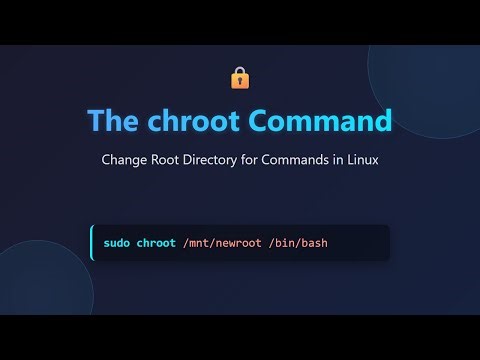 🔒 chroot Command Explained: Isolate Processes in Linux (Beginner's Guide)