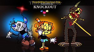Threefolding Knockout (Triple Trouble but Cuphead) Mod for Friday Night Funkin' | FNF Mods