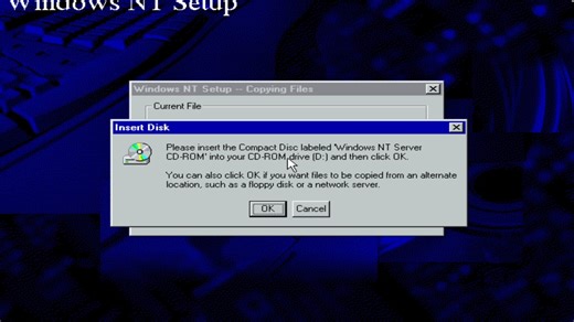 Virtualbox 7.2安装Windows NT 4.0 Server 英文版