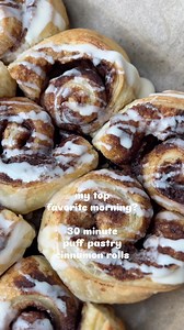 Have you ever made cinnamon rolls from puff pastry? They are ready in 30 minutes and are so flaky and tender. They melt in your mouth! The little cinnamon pastries make for the perfect weekend treat along with a cup of your favorite coffee. Comment RECIPE and I’ll send it to you! https://www.tastesoflizzyt.com/puff-pastry-cinnamon-rolls/ | Tastes of Lizzy T