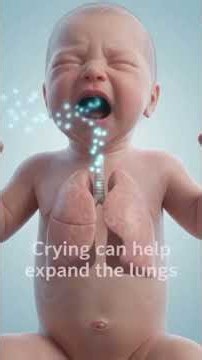 Why Do Babies Cry Immediately After Birth? 😳👶 #baby #childbirth #pregnancy #science #biology #facts