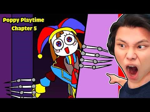 Poppy Playtime Chapter 5 Animated Cartoon Max Hilarious👈🤣 JayGray Reaction Game Summary Mr. Junk ...