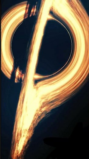 Interstellar black hole looping wallpaper