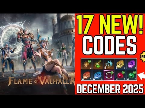 🔥 NEW Flame of Valhalla Codes December 2025 | All Working Gift Codes for Free Rewards!
