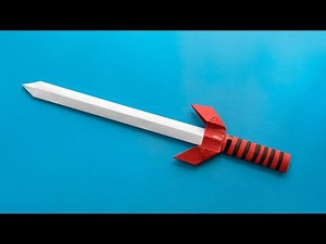 Sword Crafts | How to Make a Japanese Samurai Sword Out of Paper | Paper Weapons
