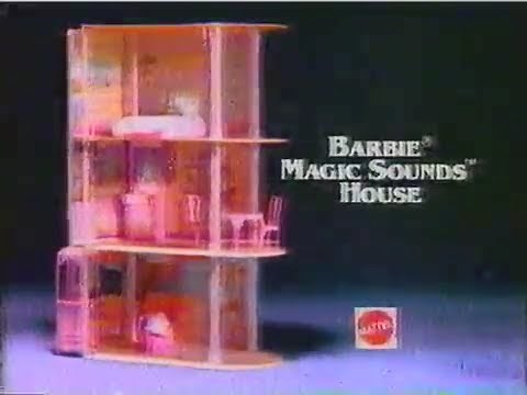 1991 Barbie Magic Sounds House Commercial