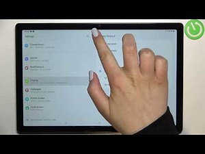 SAMSUNG Galaxy Tab A8 2021 Change Screen Timeout