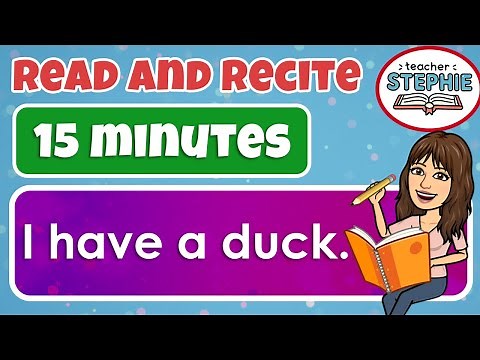 Compilation | Learn to Read Easy Sentences | Kindergarten & 1st Grade Reading Practice