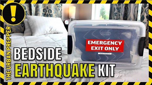 Building a bedside earthquake kit for nighttime safety