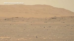 Nasa shares incredible video from Mars showing helicopter's first flight