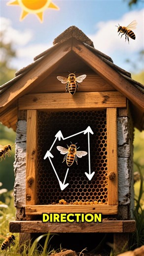 Bee Dance | Bees Communicate by Dancing 😲#bees #facts #animalsfacts