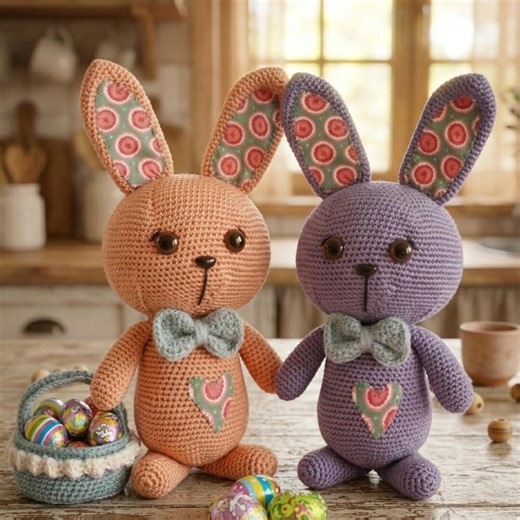 Easter Bunny Crochet Pattern PDF, Bunny Easter Egg Pattern, Easter Bunny Decor, Crochet Easter Bunny, Easter Gift, Cute Bunny Plush Toy - Etsy