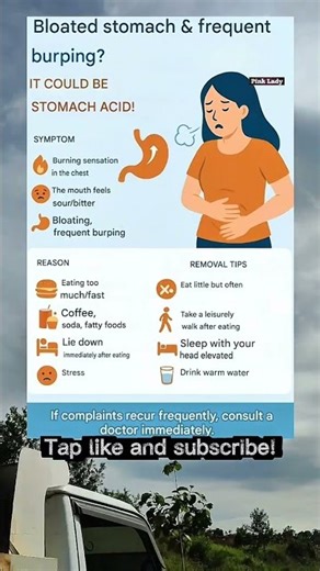 “Bloated & Burping Often? Your Stomach Acid Might Be Out of Control — Here’s How to Fix It!”