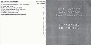 Keith Jarrett / Gary Peacock / Jack DeJohnette - Standards In Sweden