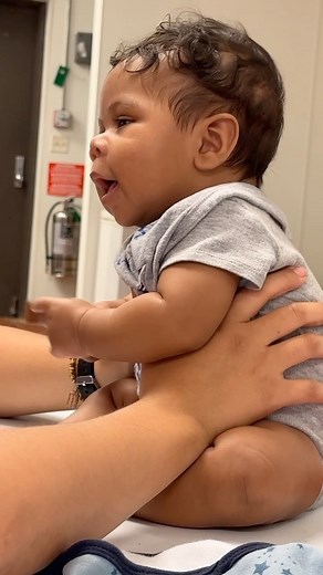 King Hatch 👑 on Instagram: "💙 #Happy 4th Month To The Baby #King Who Stay Trying to Talk 😂😂😂 #fyp #babies #adorable"