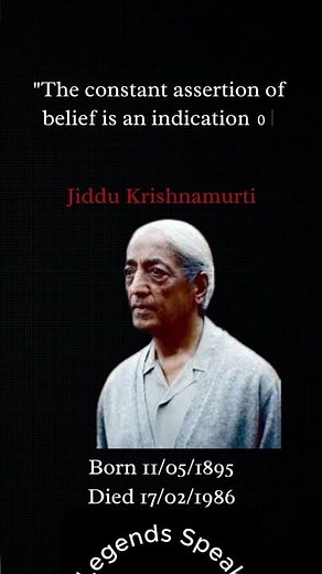 Jiddu Krishnamurti’s Powerful Words on Life & Truth #jiddukrishnamurti