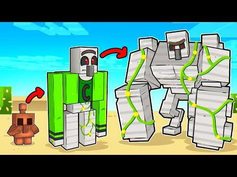 I SURVIVED 100 DAYS AS AN IRON GOLEM in Minecraft!