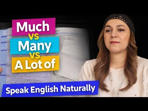 Much, Many, Little & Few | English Quantifiers Explained Simply @EnglishwithSara_sb