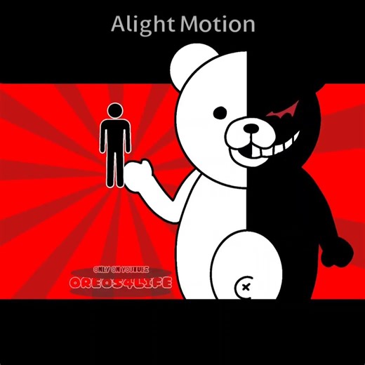 EXECUTION CLAP!!!! || Monokuma || #alightmotion #animation #danganronpa #monokuma #shorts