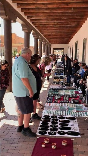 Exploring Old Town Santa Fe Plaza | See What The BEST Place In New Mexico Has To Offer! #shorts