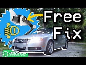 How to fix your Audi's Headlight Level Sensor Repair ... for FREE | Audi A4 / S4 / RS4 {B6/B7}