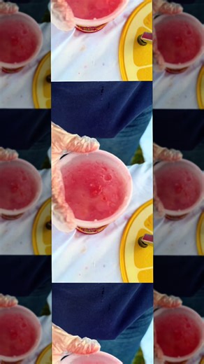 first cherry bomb lemonade for Valentine’s menu of 14 days until Valentine’s Day. Come try our cherry bomb lemonade.#lemonade #asmr #popuptentvendor #freshlysqueezed #lemons