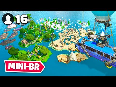 *NEW* 16 Player MINI BATTLE ROYALE Map In Fortnite Creative!