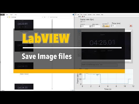 LabVIEW #EP31 Real-time image acquisition and Save image files