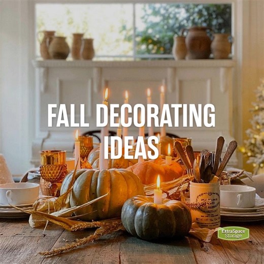 Bring the magic of fall indoors with these delightful decorating ideas that will make your home feel warm and inviting. 🍂 😌 | Extra Space Storage