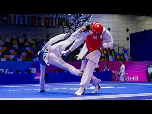 INSANE Head Kick at International Taekwondo Championship! 🥋💥 Lightning Fast Knockout!